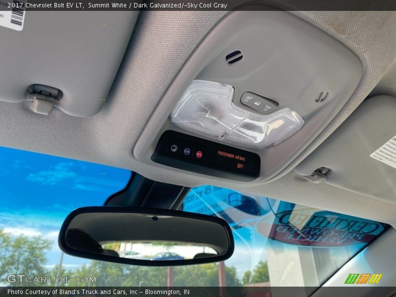 Summit White / Dark Galvanized/­Sky Cool Gray 2017 Chevrolet Bolt EV LT