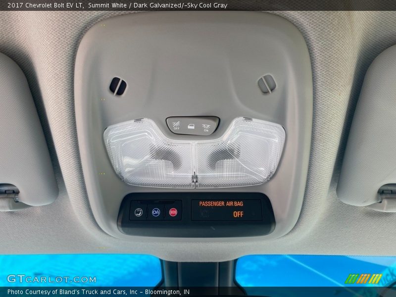 Summit White / Dark Galvanized/­Sky Cool Gray 2017 Chevrolet Bolt EV LT