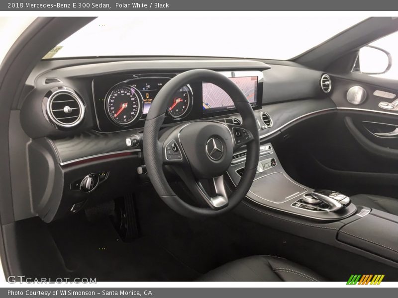 Polar White / Black 2018 Mercedes-Benz E 300 Sedan
