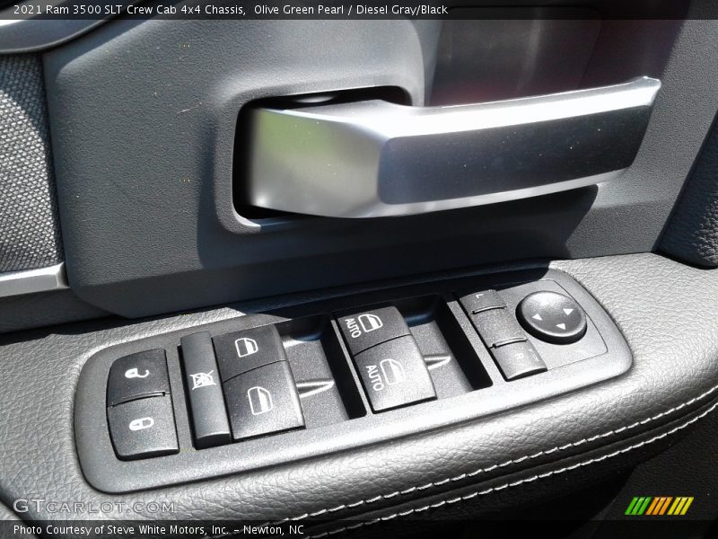 Olive Green Pearl / Diesel Gray/Black 2021 Ram 3500 SLT Crew Cab 4x4 Chassis