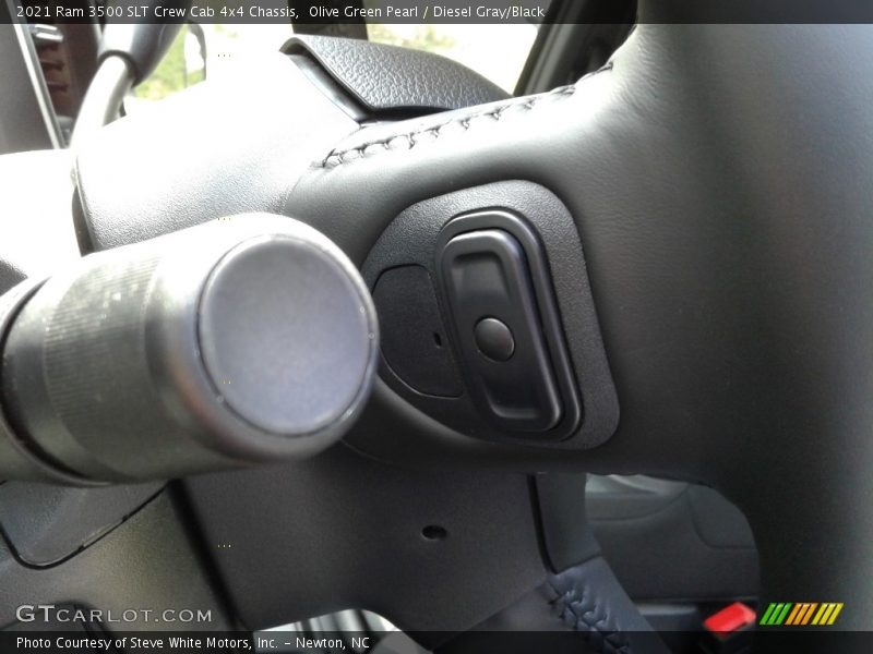 Olive Green Pearl / Diesel Gray/Black 2021 Ram 3500 SLT Crew Cab 4x4 Chassis