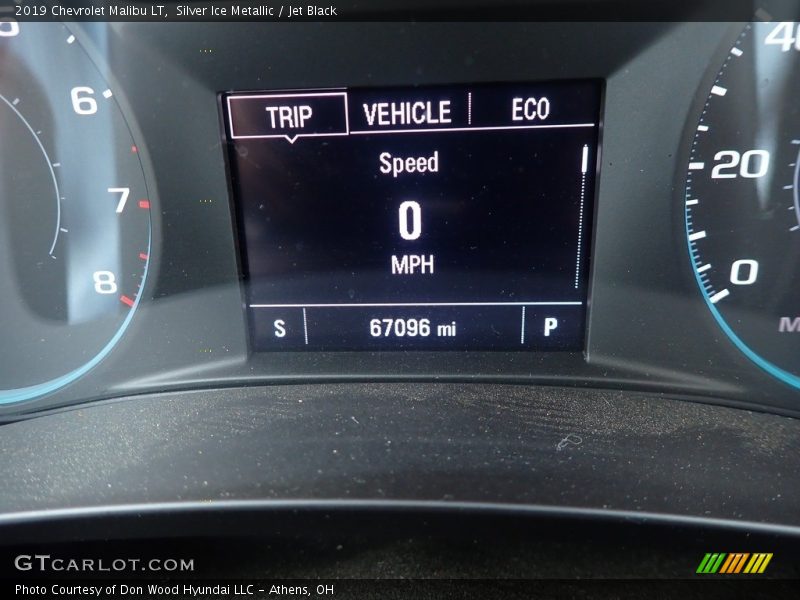 Silver Ice Metallic / Jet Black 2019 Chevrolet Malibu LT