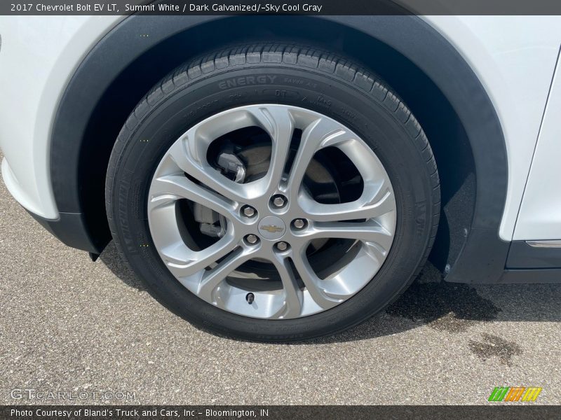 Summit White / Dark Galvanized/­Sky Cool Gray 2017 Chevrolet Bolt EV LT