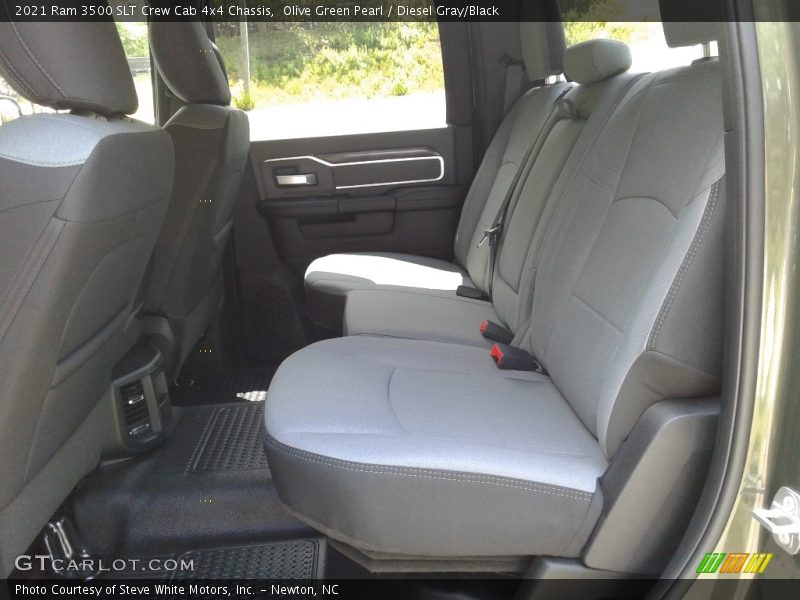 Olive Green Pearl / Diesel Gray/Black 2021 Ram 3500 SLT Crew Cab 4x4 Chassis