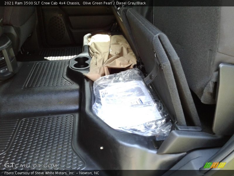 Olive Green Pearl / Diesel Gray/Black 2021 Ram 3500 SLT Crew Cab 4x4 Chassis