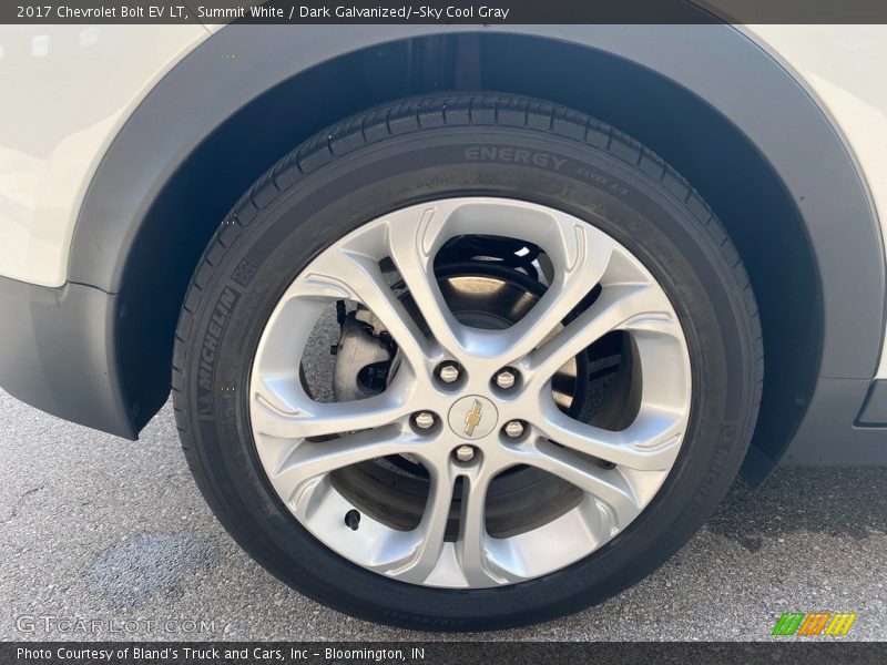 Summit White / Dark Galvanized/­Sky Cool Gray 2017 Chevrolet Bolt EV LT