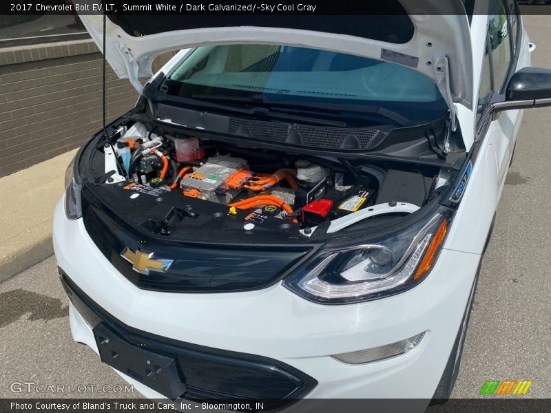 Summit White / Dark Galvanized/­Sky Cool Gray 2017 Chevrolet Bolt EV LT