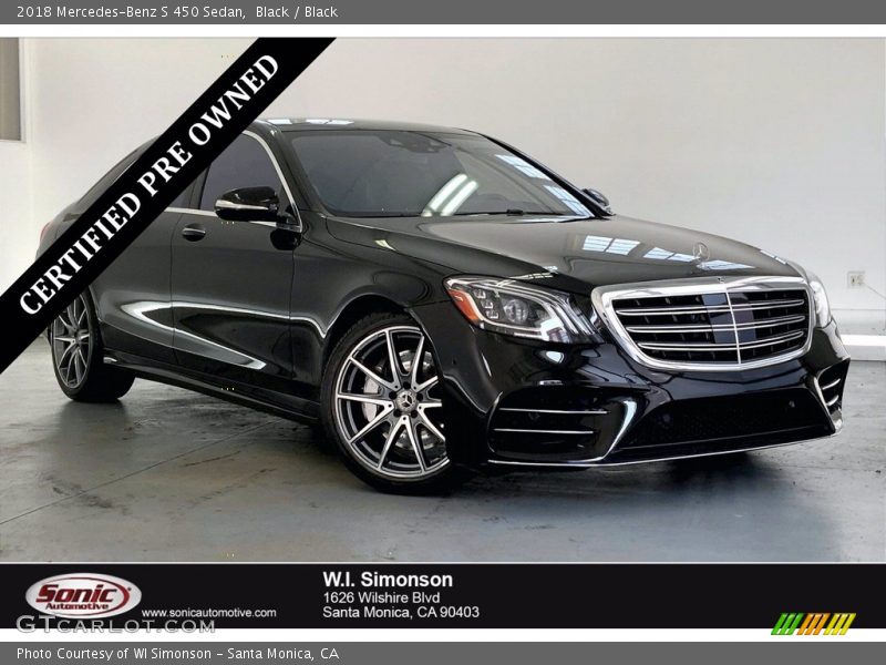 Dealer Info of 2018 S 450 Sedan
