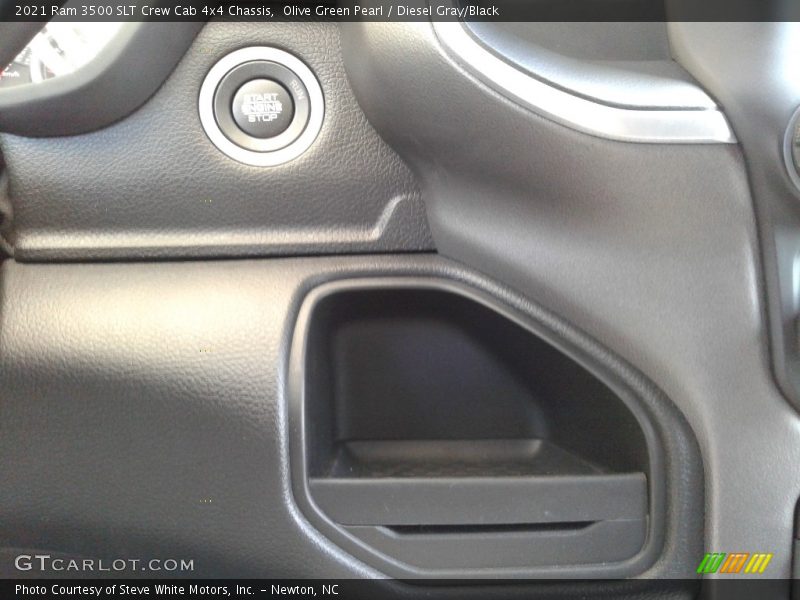 Olive Green Pearl / Diesel Gray/Black 2021 Ram 3500 SLT Crew Cab 4x4 Chassis