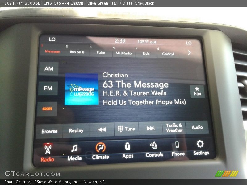 Olive Green Pearl / Diesel Gray/Black 2021 Ram 3500 SLT Crew Cab 4x4 Chassis