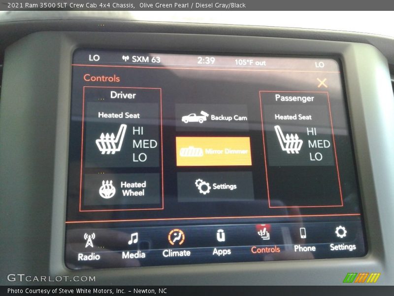 Olive Green Pearl / Diesel Gray/Black 2021 Ram 3500 SLT Crew Cab 4x4 Chassis