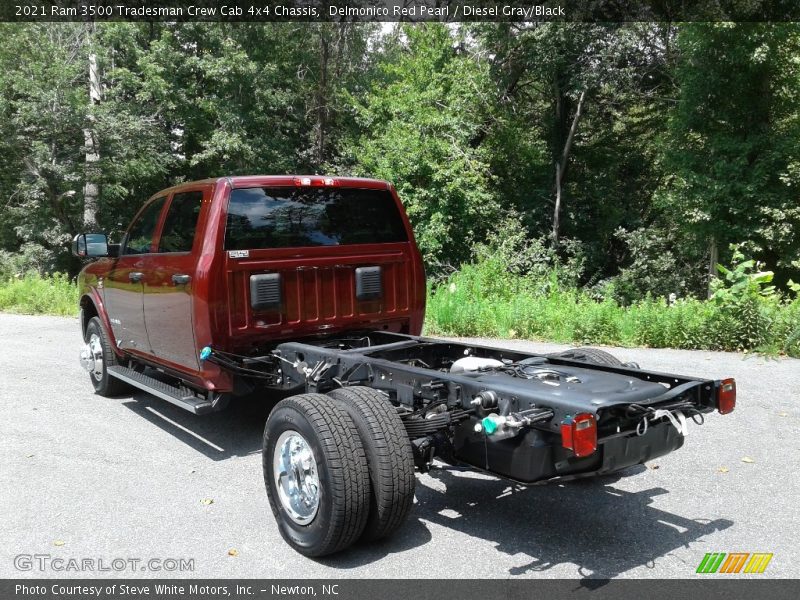 Delmonico Red Pearl / Diesel Gray/Black 2021 Ram 3500 Tradesman Crew Cab 4x4 Chassis