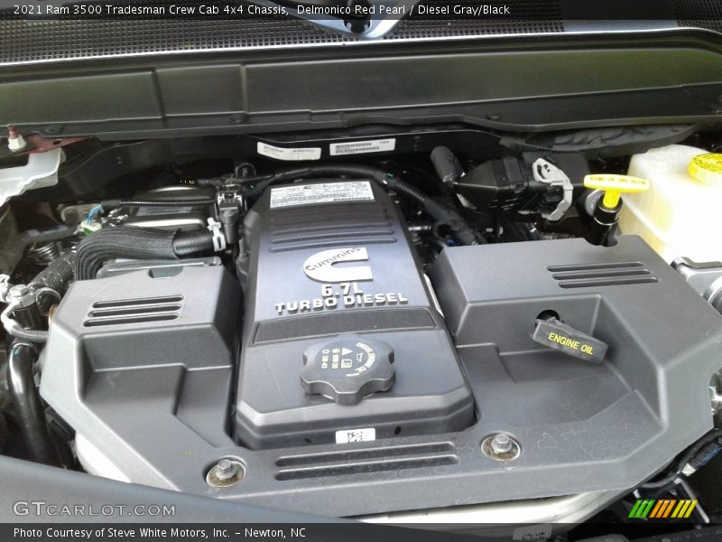 Delmonico Red Pearl / Diesel Gray/Black 2021 Ram 3500 Tradesman Crew Cab 4x4 Chassis