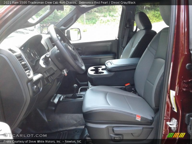 Delmonico Red Pearl / Diesel Gray/Black 2021 Ram 3500 Tradesman Crew Cab 4x4 Chassis