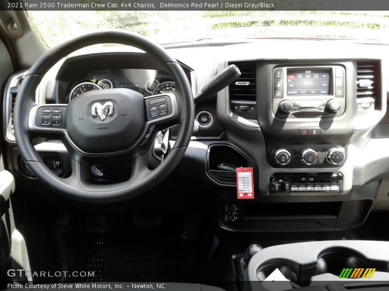 Delmonico Red Pearl / Diesel Gray/Black 2021 Ram 3500 Tradesman Crew Cab 4x4 Chassis