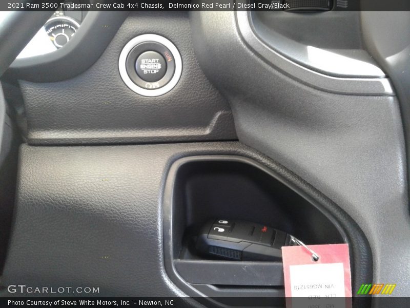 Delmonico Red Pearl / Diesel Gray/Black 2021 Ram 3500 Tradesman Crew Cab 4x4 Chassis