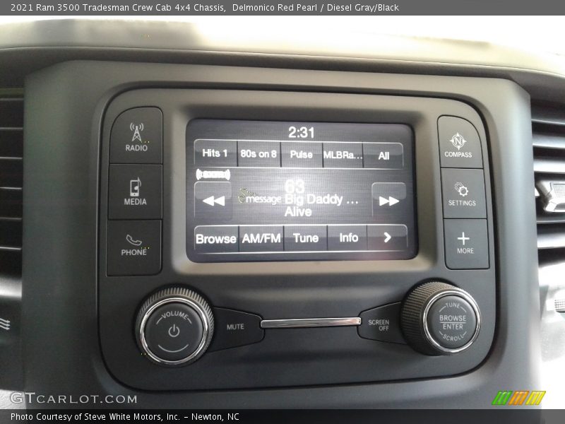 Delmonico Red Pearl / Diesel Gray/Black 2021 Ram 3500 Tradesman Crew Cab 4x4 Chassis