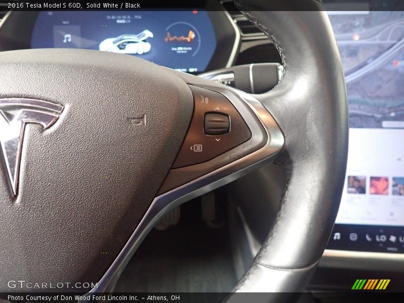  2016 Model S 60D Steering Wheel