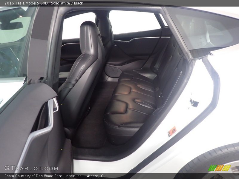 Rear Seat of 2016 Model S 60D