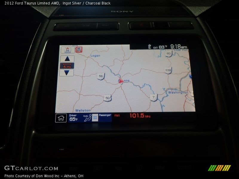 Ingot Silver / Charcoal Black 2012 Ford Taurus Limited AWD