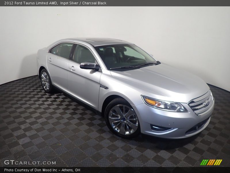 Ingot Silver / Charcoal Black 2012 Ford Taurus Limited AWD