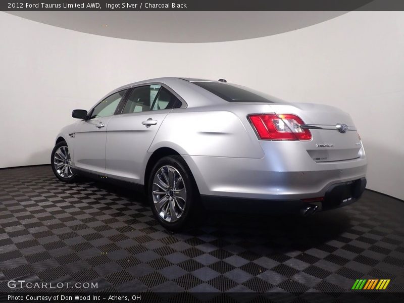 Ingot Silver / Charcoal Black 2012 Ford Taurus Limited AWD