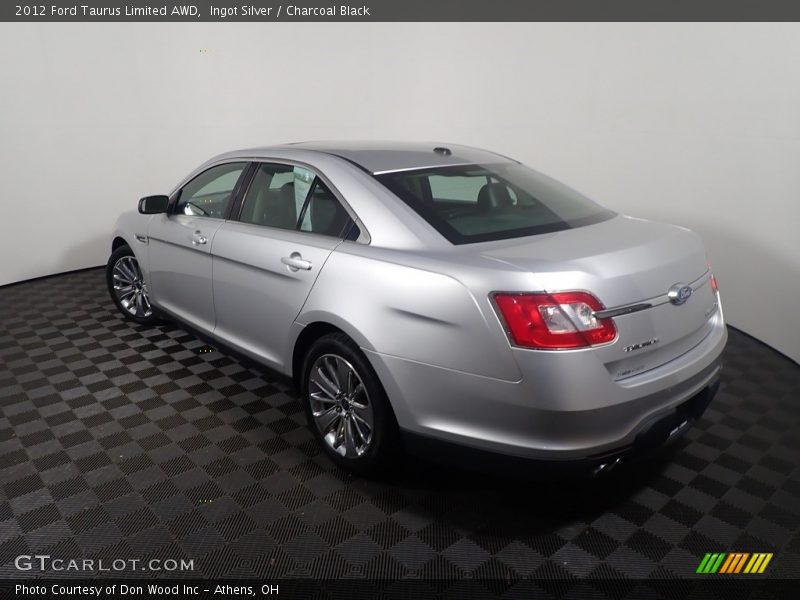 Ingot Silver / Charcoal Black 2012 Ford Taurus Limited AWD