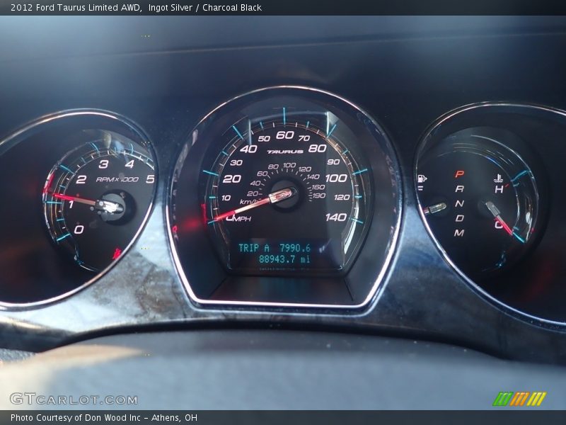  2012 Taurus Limited AWD Limited AWD Gauges