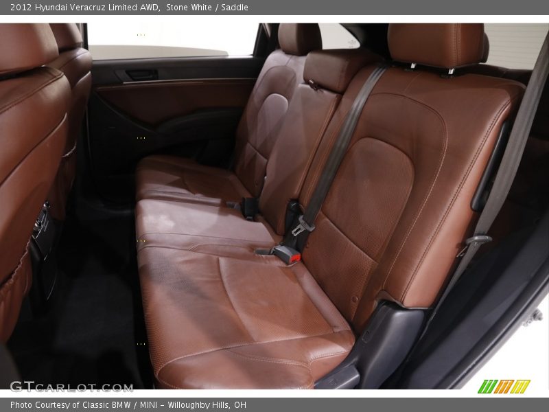 Stone White / Saddle 2012 Hyundai Veracruz Limited AWD