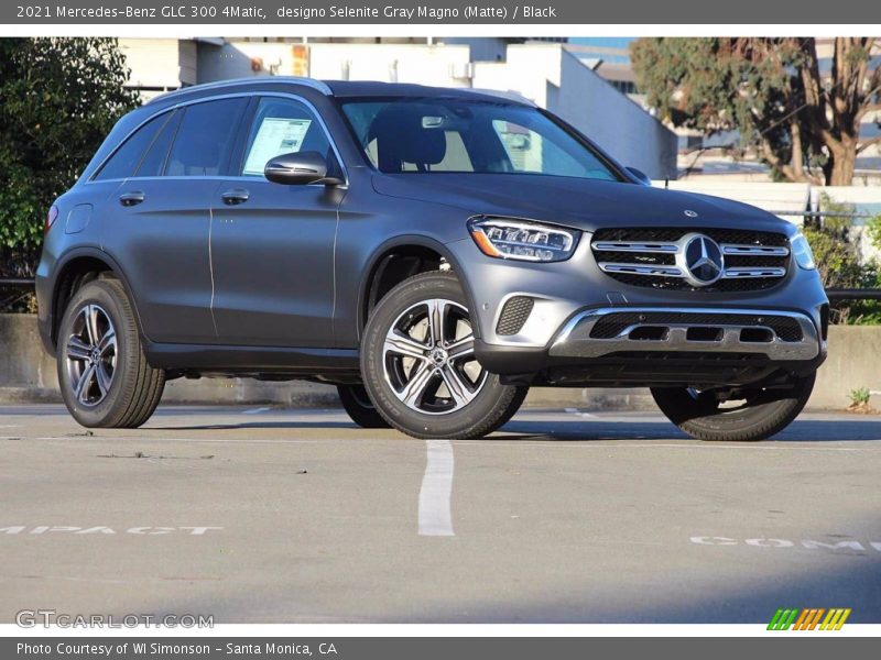 designo Selenite Gray Magno (Matte) / Black 2021 Mercedes-Benz GLC 300 4Matic