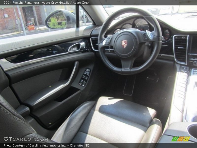 Agate Grey Metallic / Agate Grey 2014 Porsche Panamera