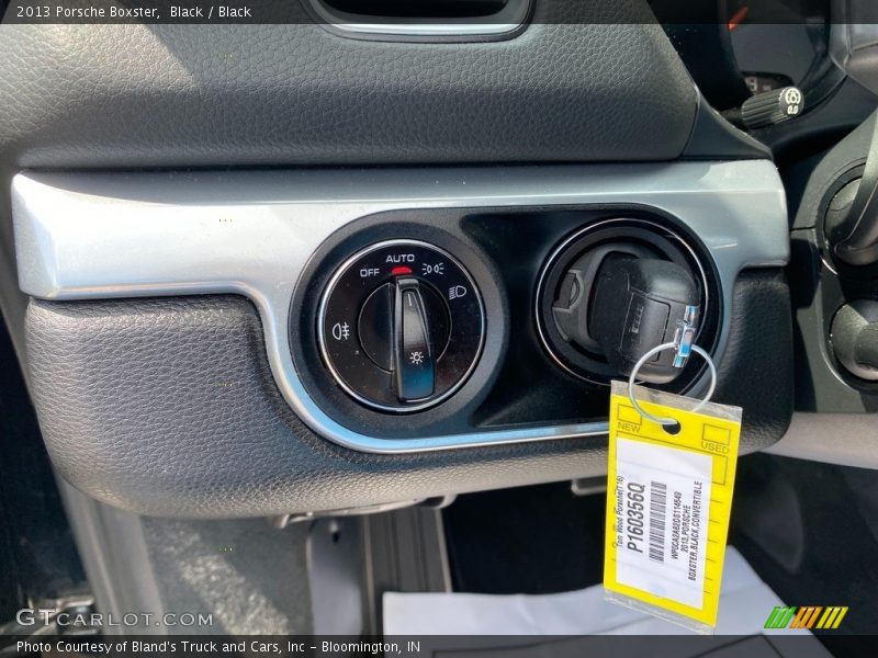 Black / Black 2013 Porsche Boxster
