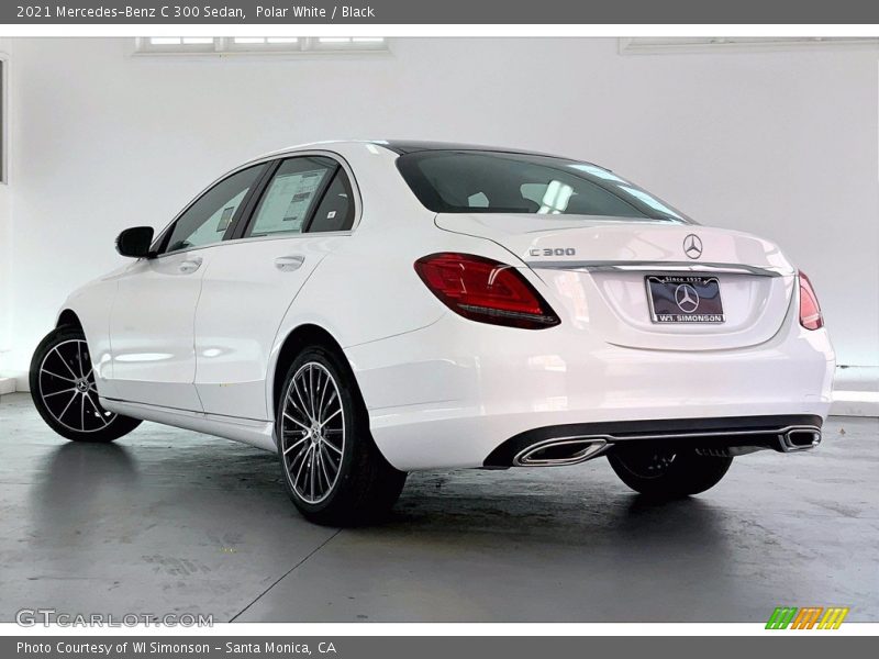 Polar White / Black 2021 Mercedes-Benz C 300 Sedan