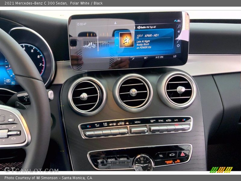 Polar White / Black 2021 Mercedes-Benz C 300 Sedan