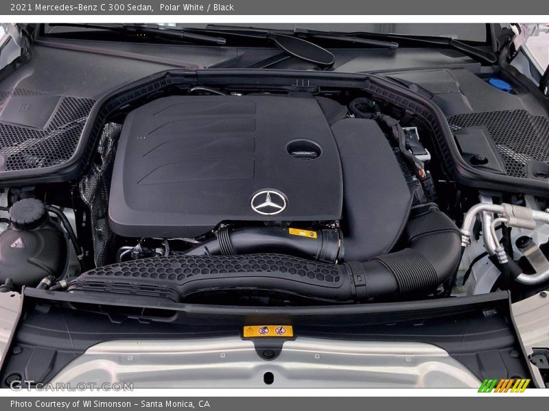 Polar White / Black 2021 Mercedes-Benz C 300 Sedan