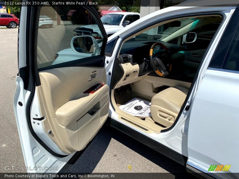 Starfire White Pearl / Black 2012 Lexus RX 350 AWD