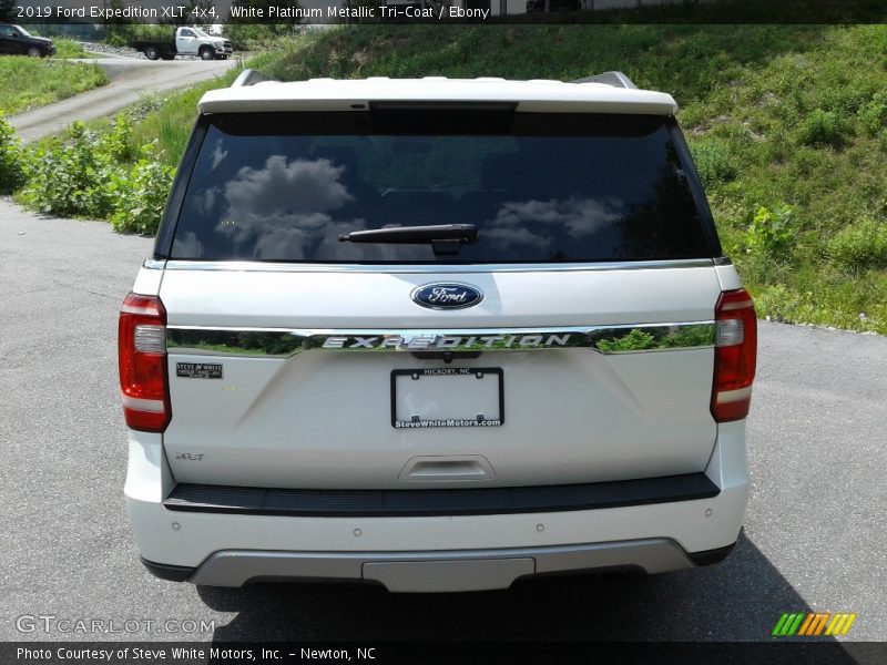 White Platinum Metallic Tri-Coat / Ebony 2019 Ford Expedition XLT 4x4