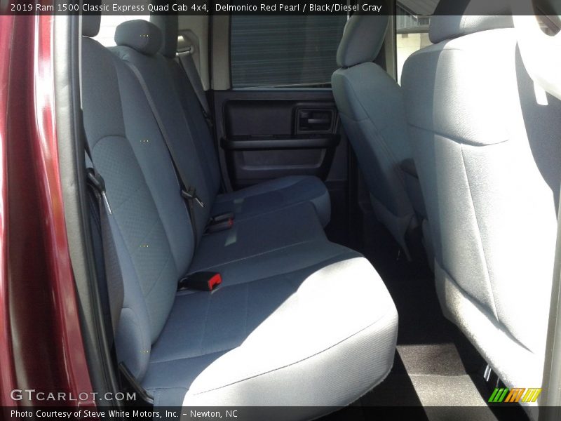 Delmonico Red Pearl / Black/Diesel Gray 2019 Ram 1500 Classic Express Quad Cab 4x4