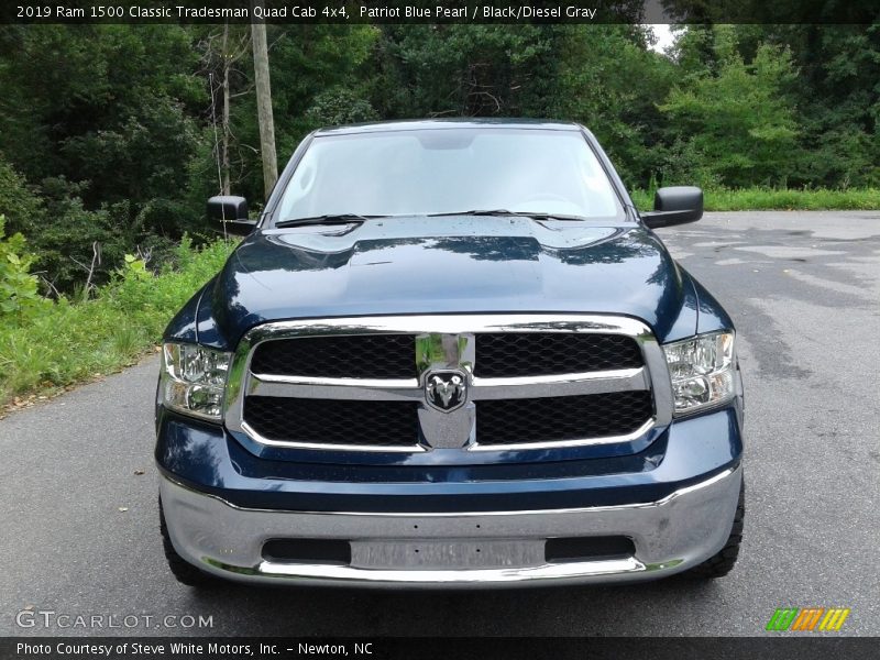 Patriot Blue Pearl / Black/Diesel Gray 2019 Ram 1500 Classic Tradesman Quad Cab 4x4