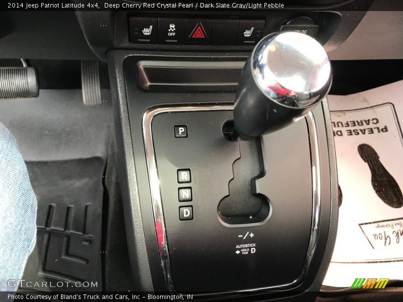Deep Cherry Red Crystal Pearl / Dark Slate Gray/Light Pebble 2014 Jeep Patriot Latitude 4x4