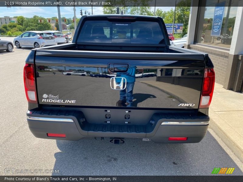 Crystal Black Pearl / Black 2019 Honda Ridgeline RTL AWD