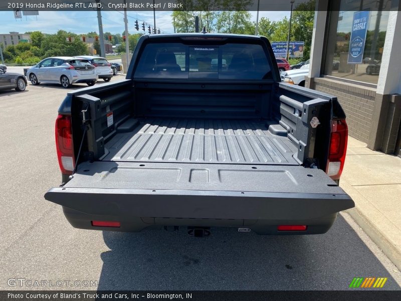 Crystal Black Pearl / Black 2019 Honda Ridgeline RTL AWD