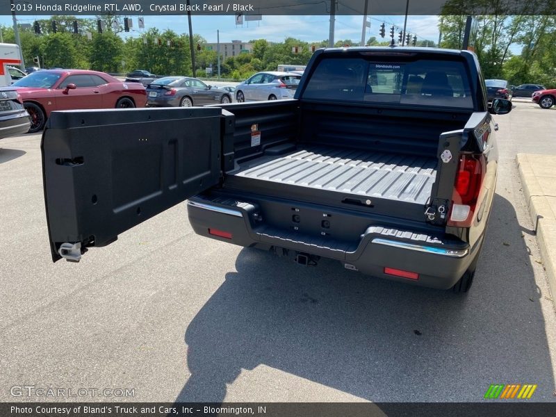 Crystal Black Pearl / Black 2019 Honda Ridgeline RTL AWD