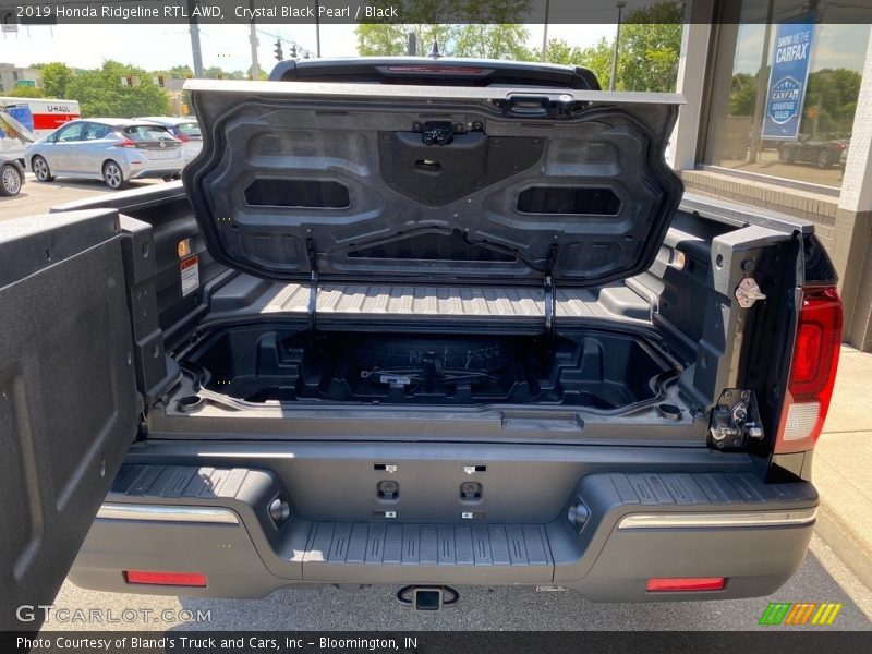 Crystal Black Pearl / Black 2019 Honda Ridgeline RTL AWD