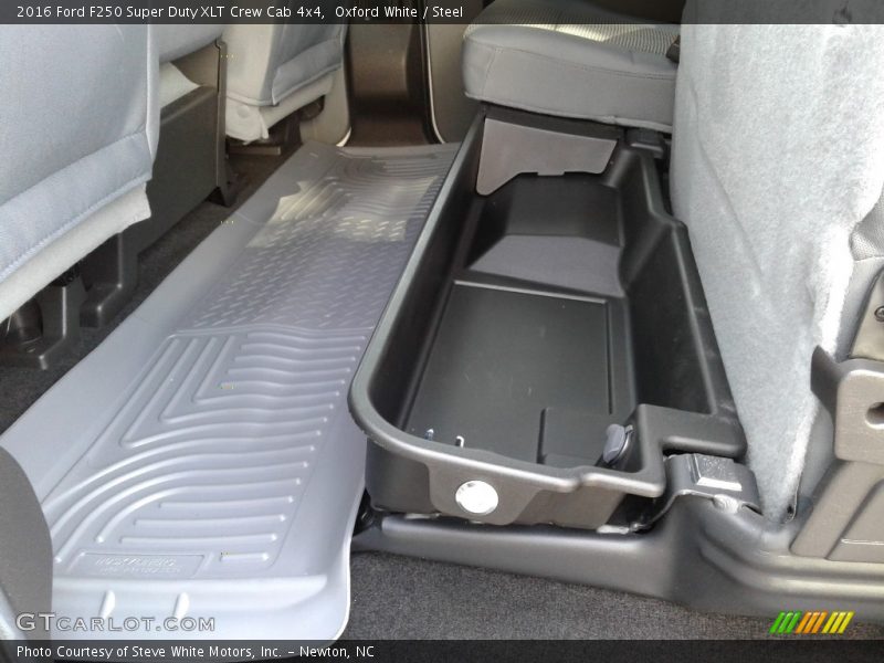 Oxford White / Steel 2016 Ford F250 Super Duty XLT Crew Cab 4x4