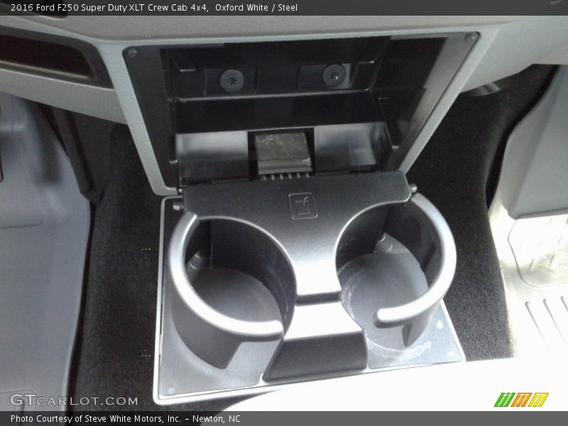 Oxford White / Steel 2016 Ford F250 Super Duty XLT Crew Cab 4x4