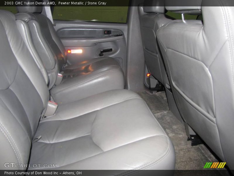 Pewter Metallic / Stone Gray 2003 GMC Yukon Denali AWD