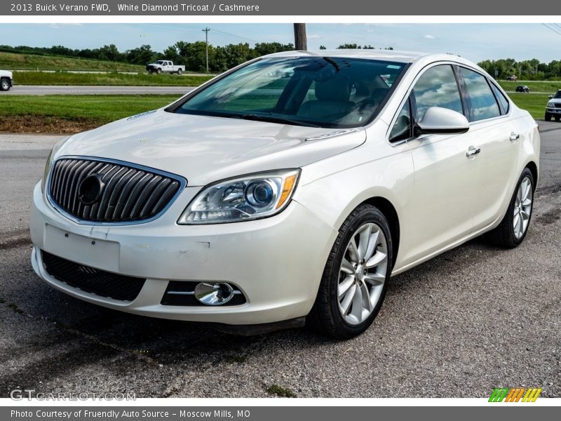 White Diamond Tricoat / Cashmere 2013 Buick Verano FWD
