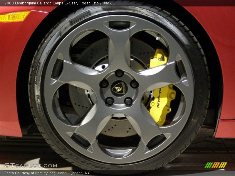 Rosso Leto / Black 2008 Lamborghini Gallardo Coupe E-Gear