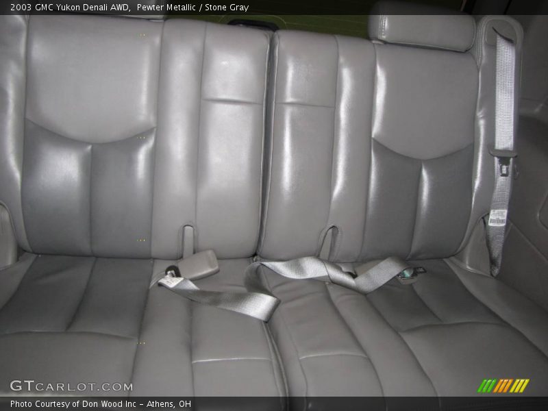 Pewter Metallic / Stone Gray 2003 GMC Yukon Denali AWD